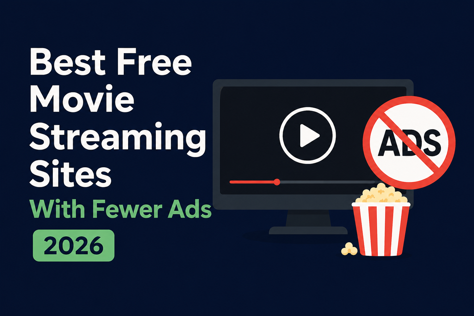 Featured article image for Best Free Movie Streaming Sites With Fewer Ads (2026)